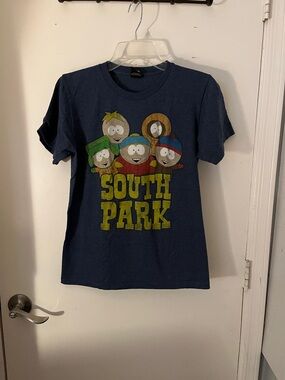 South Park 2011 blue T-shirt size small medium and unisex